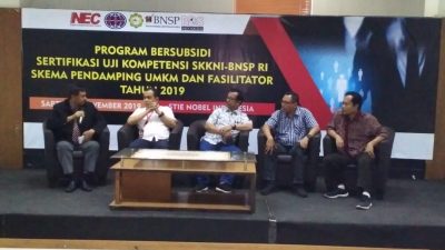 STIE Nobel-ABDSI Fasilitasi Sertifikasi Uji Kompetensi Pendamping UMKM dan Fasilitator