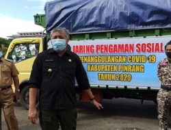 Pemkab Pinrang Salurkan Bantuan JPS Penanggulangan Covid