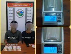 Polres Palopo Amankan Pelaku Penyalahgunaan Narkoba di Kelurahan Ponjalae