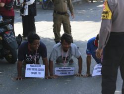 Razia Masker di Bantaeng, Sejumlah Pelanggar Diberi Hukuman