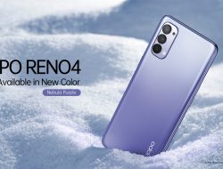 OPPO Perkenalkan Reno4 Warna Nebula Purple
