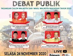 Live Streaming Debat Publik Kedua Pilwalkot Makassar 2020