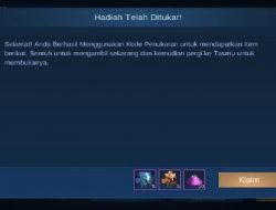 Resmi Moonton, Berikut Kode Redeem ML 16 November 2020