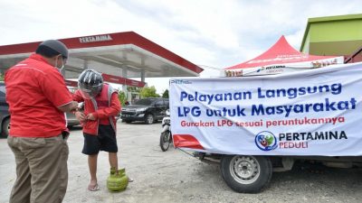 Pertamina Lakukan Operasi Pasar di 11 Titik untuk Jamin Ketersediaan LPG di Sulbar