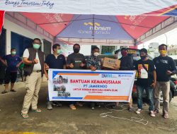 Jamkrindo Distribusikan Bantuan Kemanusiaan ke Sulawesi Barat