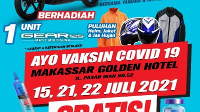 Yamaha Siapkan 3000 Vaksin untuk Warga Makassar, Gowa dan Maros