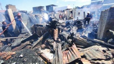 Kebakaran di Jalan Muhammad Tahir Makassar Hanguskan 110 Rumah