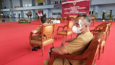 Bahas Covid-19, Bupati Lutim Ikuti Rapat Bersama Presiden RI di Makassar