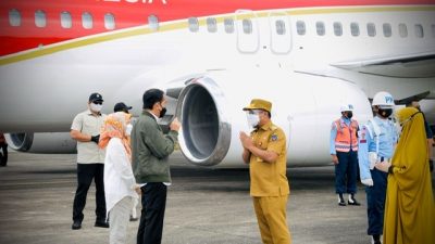 Bertemu Presiden, Plt Gubernur Sulsel Minta Dukungan Penguatan Pembangunan Stadion Mattoanging