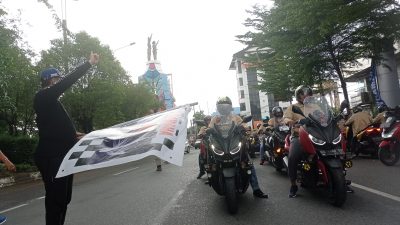 30 Komunitas Ramaikan Gathering dan Launching All New Yamaha XMax Connected