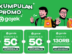 Kode Promo Gojek Hari Ini, Senin 20 Maret 2023, Diskon Sampai 50 Persen