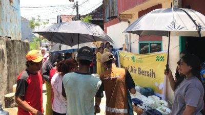 Kolaborasi Browcyl dan Dompet Dhuafa Distribusikan Air Bersih di Rappokalling