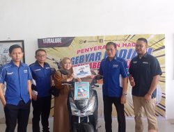 Sobek Label Yamalube, IRT Asal Makassar Dapat Hadiah Motor Lexi