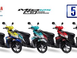 Tampil Sporty dan Modern Kekinian, Intip Warna Baru Yamaha Mio M3 125