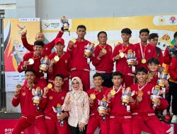 Kalahkan Jatim di Laga Final, Atlet Takraw Beregu Putra Sulsel Raih Medali Emas di PON Aceh-Sumut 2024