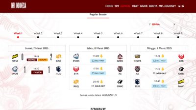 Jadwal MPL ID Season 15