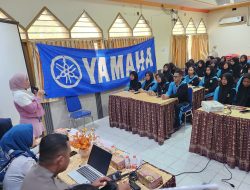 Sambangi SMK 6 Makassar, Yamaha SJAM Sosialisasi Duta Safety Riding, Berhadiah Rp25 Juta