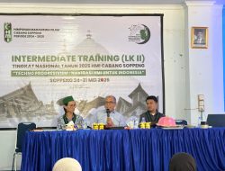 Jadi Pematiri di LK 2 HMI Soppeng, IAS Bahas Transformasi Digital