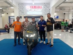 PT SJAM Serahkan Unit Pertama TMAX Connected 2026 di Sulselbar, Dibanderol Rp460 Juta!