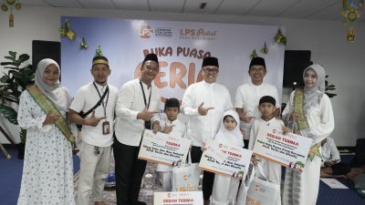 Kantor Perwakilan LPS III Gelar Iftar dan Santuni Anak Yatim-Dhuafa di Makassar