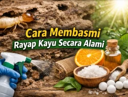 Cara Membasmi Rayap Kayu Secara Alami yang Efektif dan Aman untuk Rumah