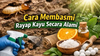 cara membasmi rayap kayu secara alami